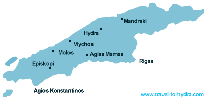 Map of Hydra